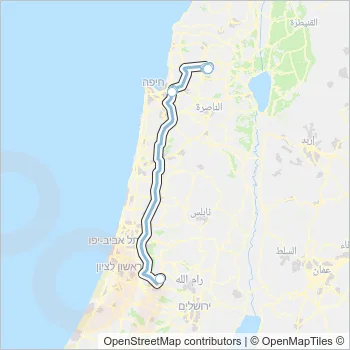 781 Bus Line Map