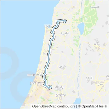 781 Bus Line Map