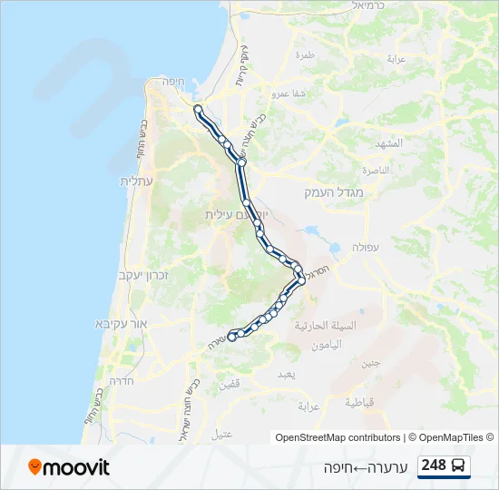 248 Bus Line Map