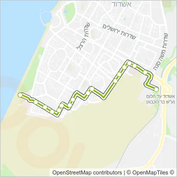 21 Bus Line Map