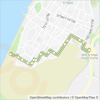 21 Bus Line Map