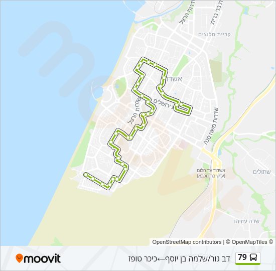 79 Bus Line Map