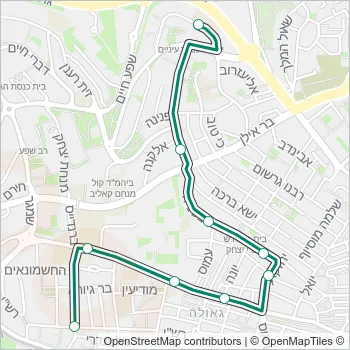 901 Bus Line Map