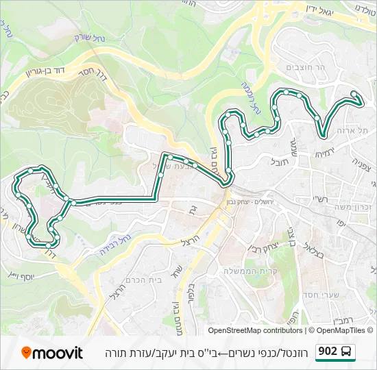 902 Bus Line Map