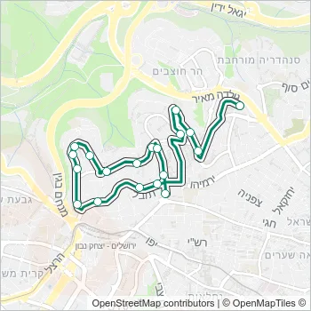 905 Bus Line Map