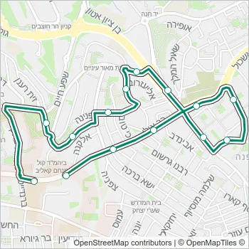 970 Bus Line Map