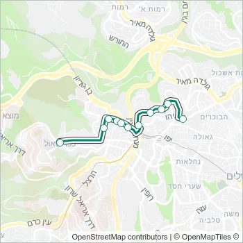 972 Bus Line Map