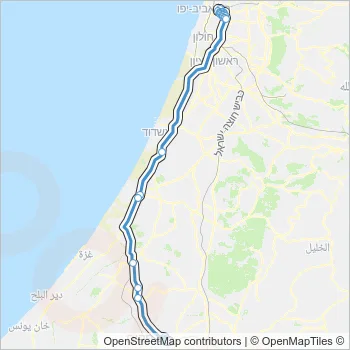 598 Bus Line Map