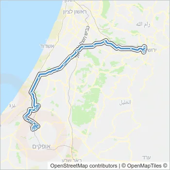 492 Bus Line Map