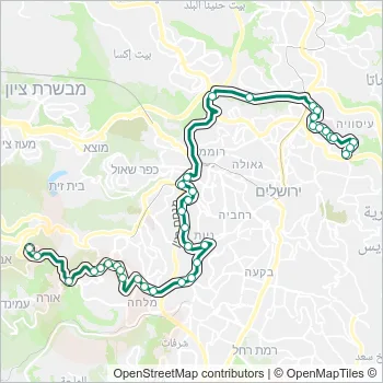 42 Bus Line Map
