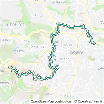 42 Bus Line Map