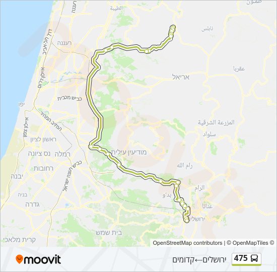 475 Bus Line Map