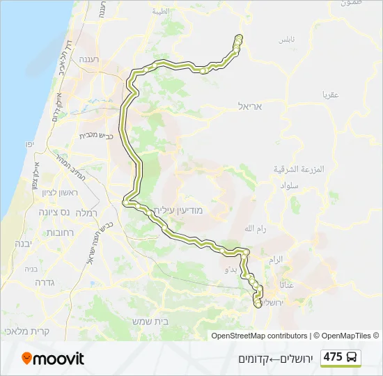 475 Bus Line Map