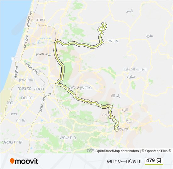 479 bus Line Map