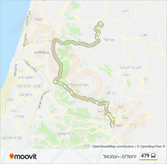 479 Bus Line Map