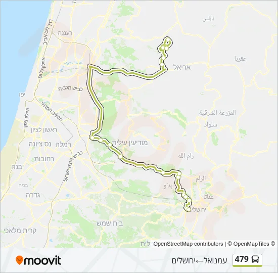 479 Bus Line Map