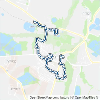 2 Bus Line Map
