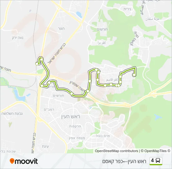 4 Bus Line Map