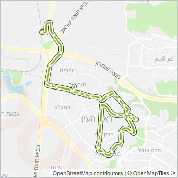 74 Bus Line Map