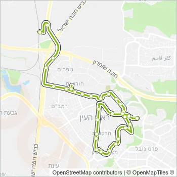 74 Bus Line Map