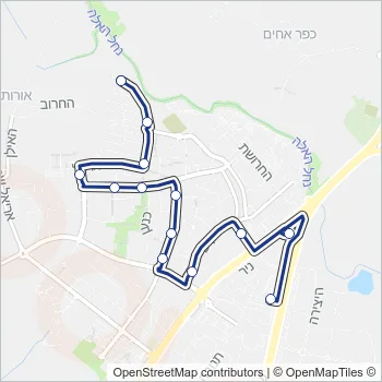 1 Bus Line Map