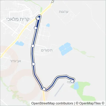 76 Bus Line Map