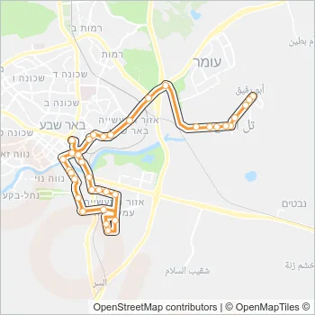 15 Bus Line Map