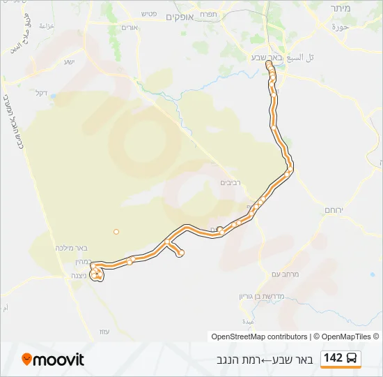 142 Bus Line Map