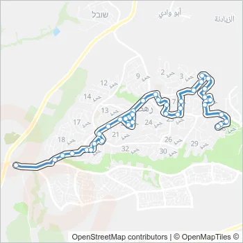 3 Bus Line Map