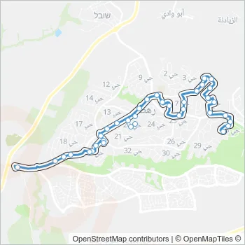 3 Bus Line Map