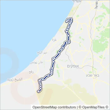 136 Bus Line Map