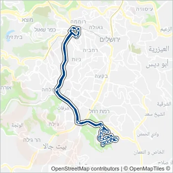 504 Bus Line Map