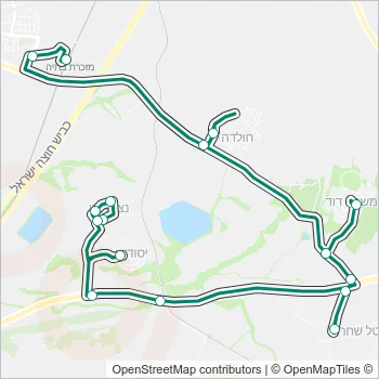 53 Bus Line Map