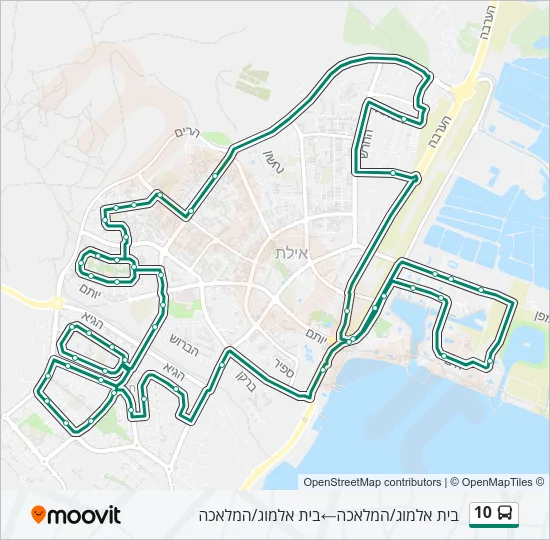 10 Bus Line Map