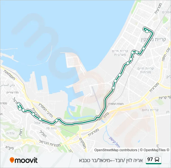 97 Bus Line Map