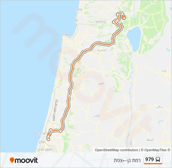 979 Bus Line Map