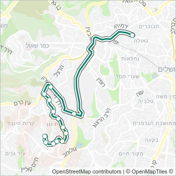 817 Bus Line Map