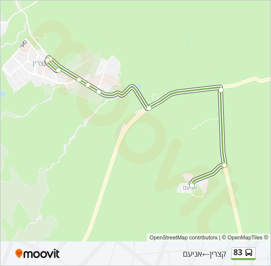 83 Bus Line Map