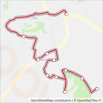 91 Bus Line Map