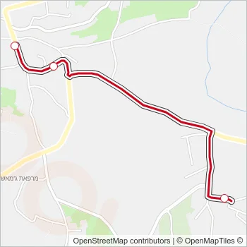 71 Bus Line Map