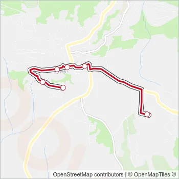 72 Bus Line Map