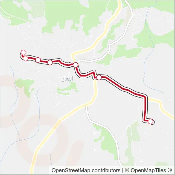 74 Bus Line Map