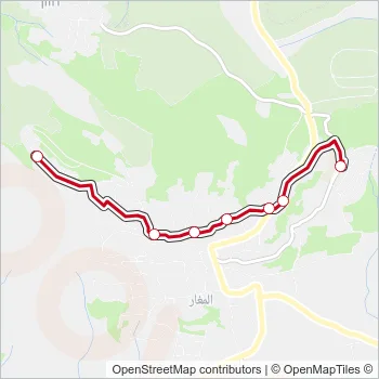 80 Bus Line Map