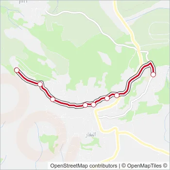 80 Bus Line Map