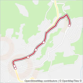 86 Bus Line Map