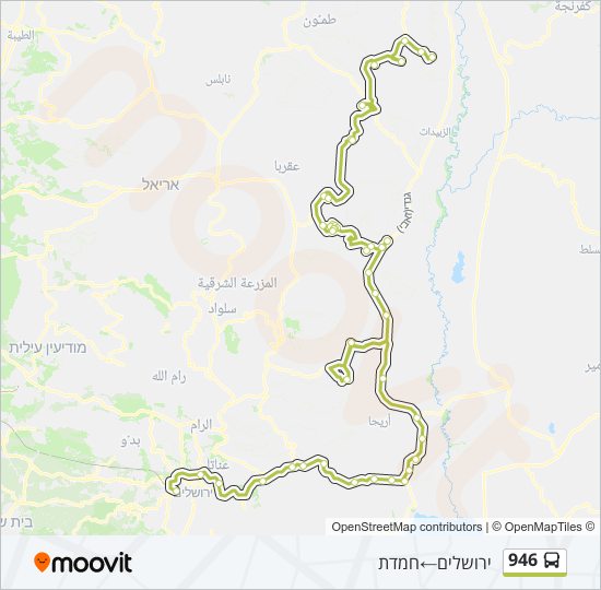 946 bus Line Map