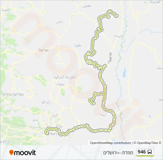 946 Bus Line Map