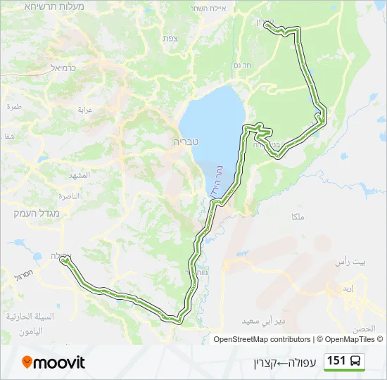151 Bus Line Map