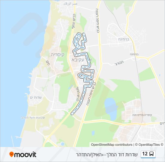 12 Bus Line Map