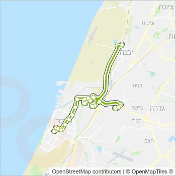 45 Bus Line Map